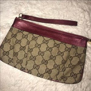 Authentic Gucci Wristlet
